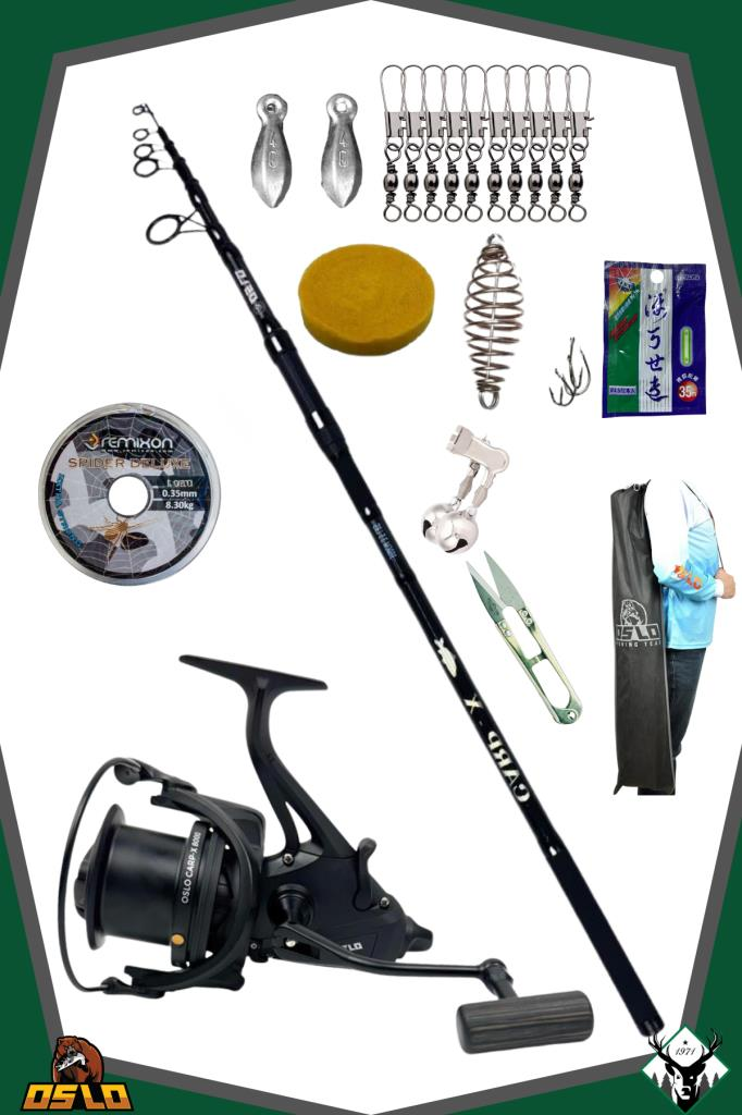 Oslo Carp-x 8000 Oslo Carp-x 390cm 3,5LBS Sazan Olta Seti