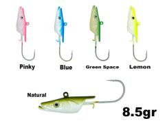 Fujin Salt Eel 8.5gr Jighead 033 - Green Space - 033 - Green Space - 033 - Green Space
