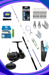 Oslo Viking 180cm 30-180gr Okuma Altera 4000 Tekne Olta Seti