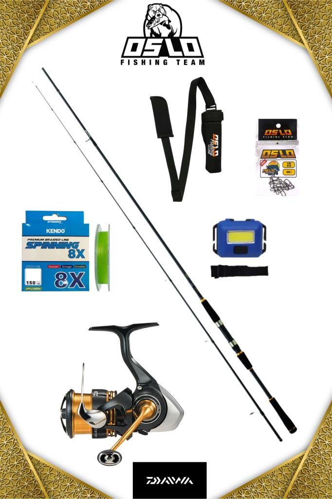 Daiwa New Legalis 270cm 10-35gr Daiwa Legalis 23 LT 4000C Spin Olta Seti