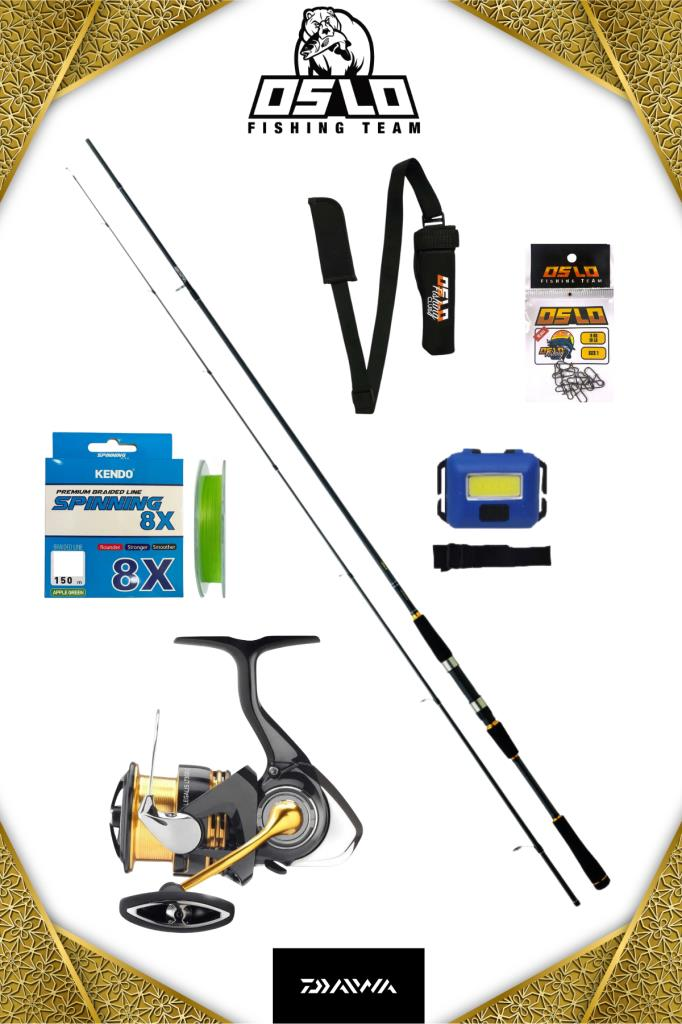 Daiwa New Legalis 270cm 10-35gr Daiwa Legalis 23 LT 4000C Spin Olta Seti