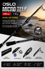 Oslo Micro Tele 210cm 1-10gr Lrf Olta Kamışı