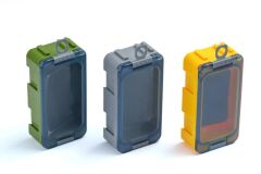 Shufa Mıknatıslı Klips, Fırdöndü, Halka ve Snap Kutusu - Sarı