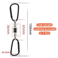 Shufa Güçlü Mıknatıslı Çift Taraflı Manyetik Askı Aparatı