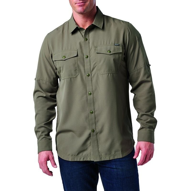5.11 MARKSMAN L/S ACIK YESIL GOMLEK