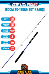 Oslo Viking 180cm 30-180gr Shimano FX 4000 Tekne Olta Seti