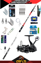 Oslo Camarro 420cm 100-200gr Remixon Black Cat 6000 Surf Olta Seti