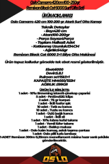 Oslo Camarro 420cm 100-200gr Remixon Black Cat 6000 Surf Olta Seti