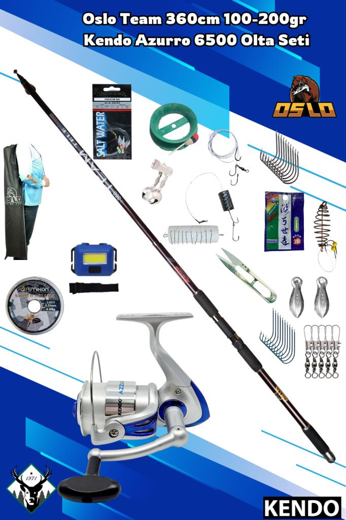 Kendo Azurro 6500 Oslo Team 360cm 100-200gr Olta Seti