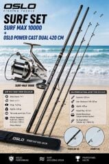 Oslo Power Cast Dual 420cm 100-250gr Oslo Surf Max 10000 Surf Olta Seti