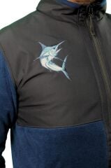 Oslo Fisherman Kılıç Balığı Nakışlı Fermuarlı Polar