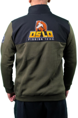 Oslo Fisherman Balık Nakışlı Fermuarlı Sweatshirt