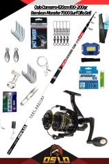 Oslo Camarro 420cm 100-200gr Remixon Monster 7000 Surf Olta Seti