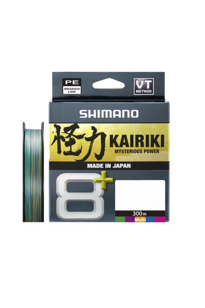 Shimano Kairiki + 8x 300 Mt Multi Color İp Misina