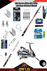 Oslo Camarro 420cm 100-200gr Oslo Shark 6000 Surf Olta Seti