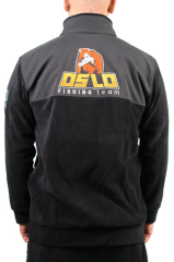 Oslo Fisherman Balık Sevdası Nakışlı Fermuarlı Polar