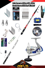 Oslo Camarro 420cm 100-200gr Kendo Azurro 6500 Surf Olta Seti