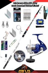 Oslo Camarro 420cm 100-200gr Kendo Oceancast 7000 Surf Olta Seti