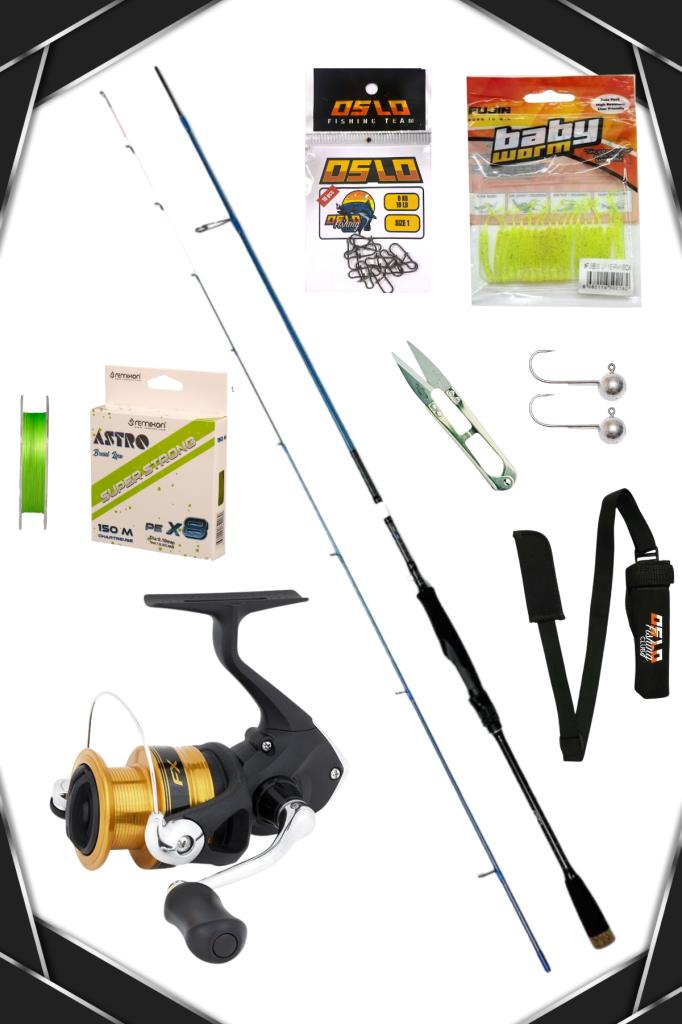 Oslo Rock Game 213cm 0,5-7gr Shimano FX 1000 8 Örgü LRF Olta Seti