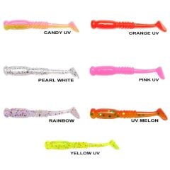 Ryuji Rock Tail 4cm Kokulu LRF Silikonu Pearl White (12AD)