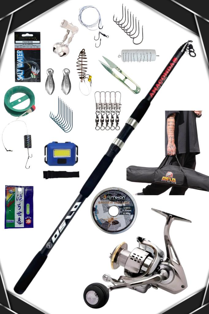 Oslo Anaconda 360cm 100-300gr Remixon Prestige 6000 Göl ve Deniz Olta Seti