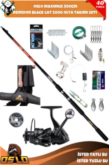 Oslo Maxımus 300cm 250gr Remixon Black Cat 5000 Olta Takımı Seti