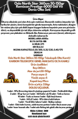 Oslo North Star 360cm 50-150gr Okuma Aria 6000 Göl Ve Deniz Olta Seti