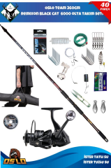 Oslo Team 360cm 100-200gr Remixon Black Cat 6000 Olta Takımı Seti