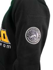 Oslo Bear Siyah Nakışlı Kapüşonlu Sweatshirt