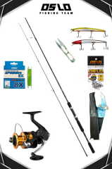 Shimano FX 4000 FX XT 270 Cm 14-40 Gr 8 Örgü Spin Olta Seti