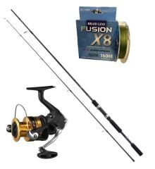 Shimano FX 4000 FX XT 270 Cm 14-40 Gr 8 Örgü Spin Olta Seti