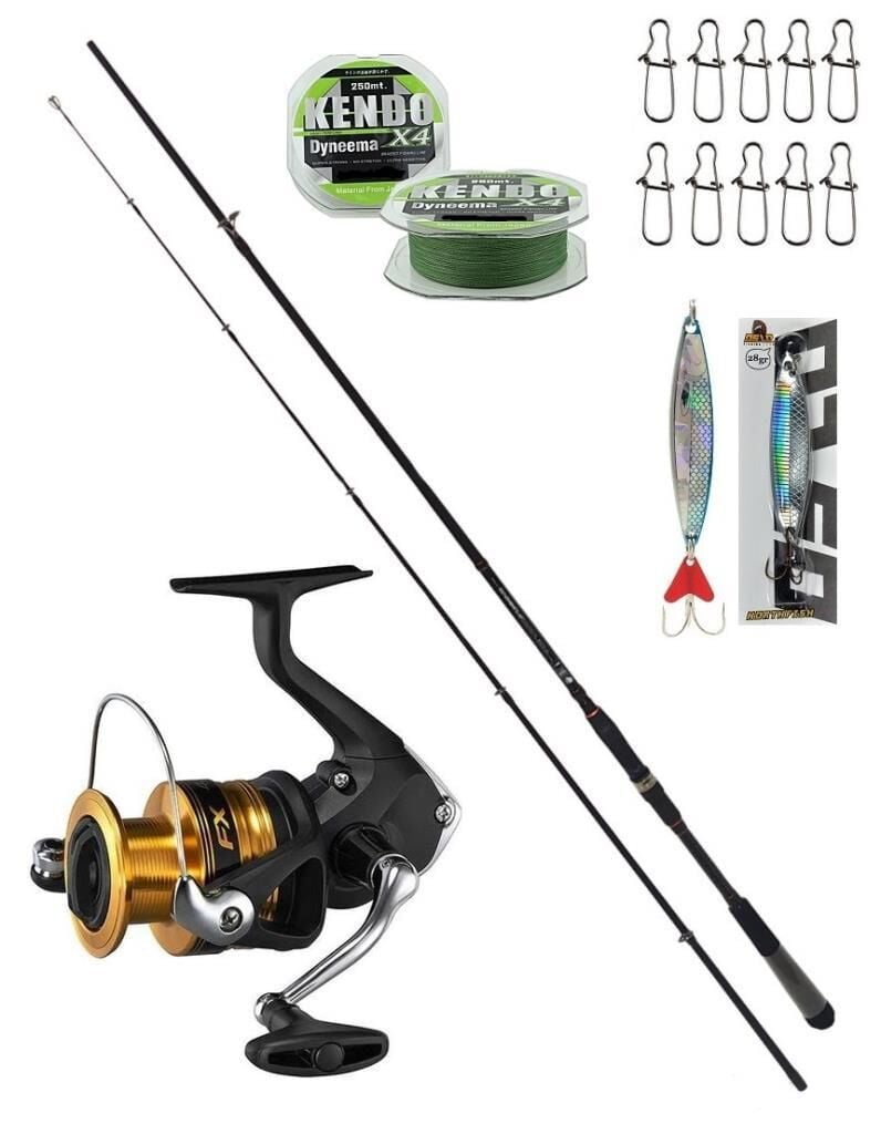 Daiwa RX Lure 270Cm 10-35Gr Shimano FX 4000 Spin Olta Takımı Seti