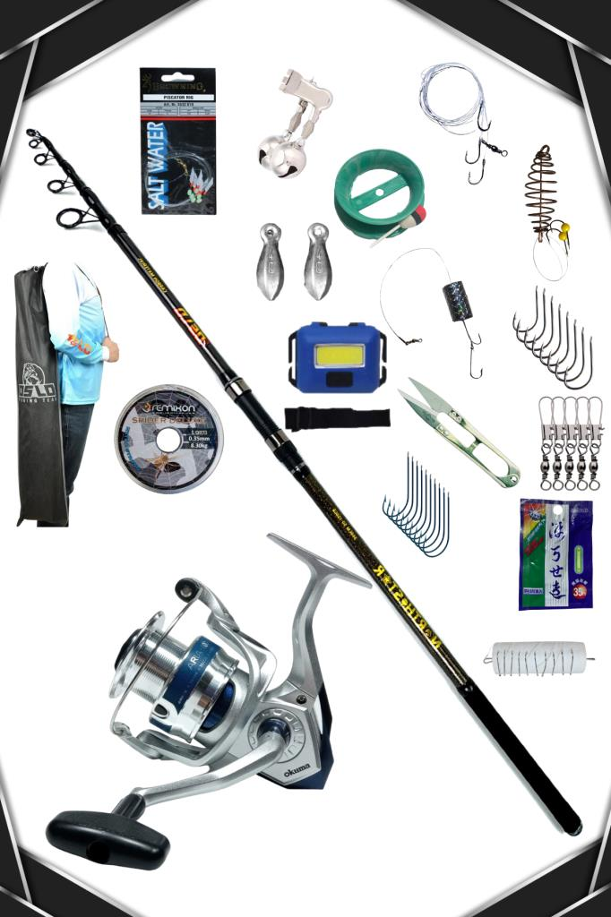 Oslo North Star 390cm 50-150gr Okuma Aria 8000 Göl Ve Deniz Olta Seti