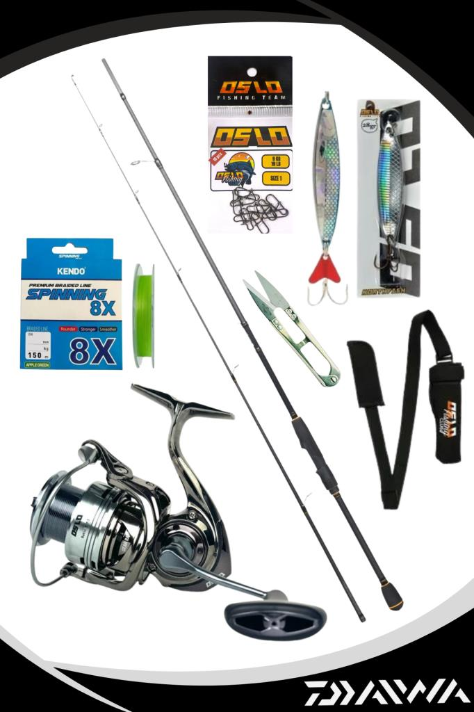 Daiwa RX Lure BF 270cm 10-35gr Oslo Next 4000 8 Örgü Spin Olta Seti