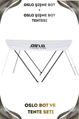 Oslo Fishing Team Kamuflaj 0.90mm Şişme Bot Ve Tente Seti