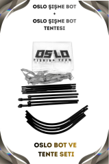 Oslo Fishing Team Kamuflaj 0.90mm Şişme Bot Ve Tente Seti