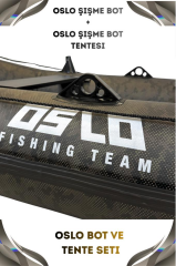 Oslo Fishing Team Kamuflaj 0.90mm Şişme Bot Ve Tente Seti