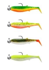 Savage Gear Cannibal Shad 12.5cm 20gr+12.5gr #5/0 Dark Water 4+4 Adet Silikon Balık