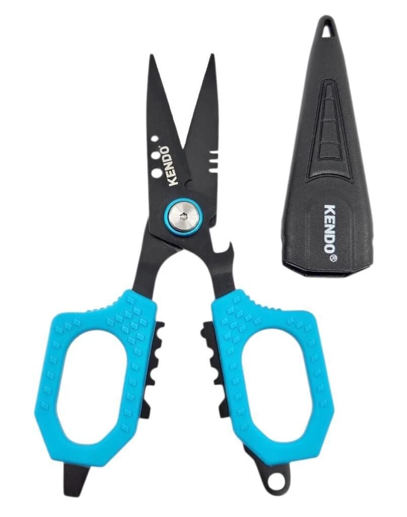 Kendo Multi-function Braid Scissors W/Sheath Balıkçı Makası